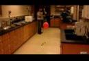 Exploze balónku naplněného vodíkem